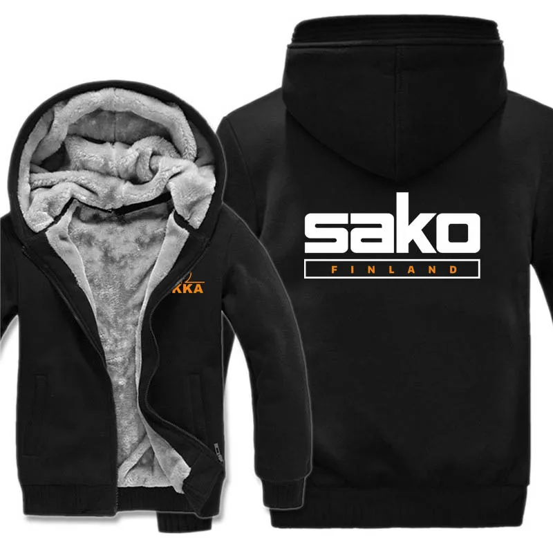 Мужские зимние толстовки с капюшоном и шерстяной подкладкой | Мужская одежда