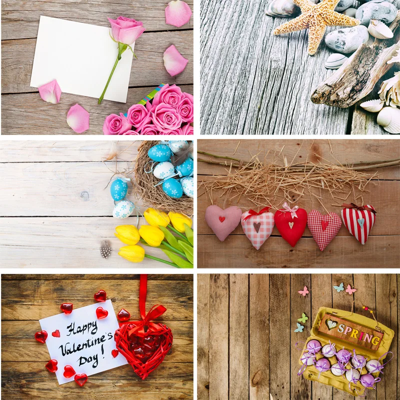 

SHENGYONGBAO Art Fabric Photography Backdrops Prop Wooden Planks Theme Photography Background 200309HZ-08