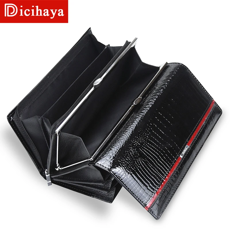 DICIHAYA кошелек женские кошельки 2020New Fashion длинные из натуральной кожи для