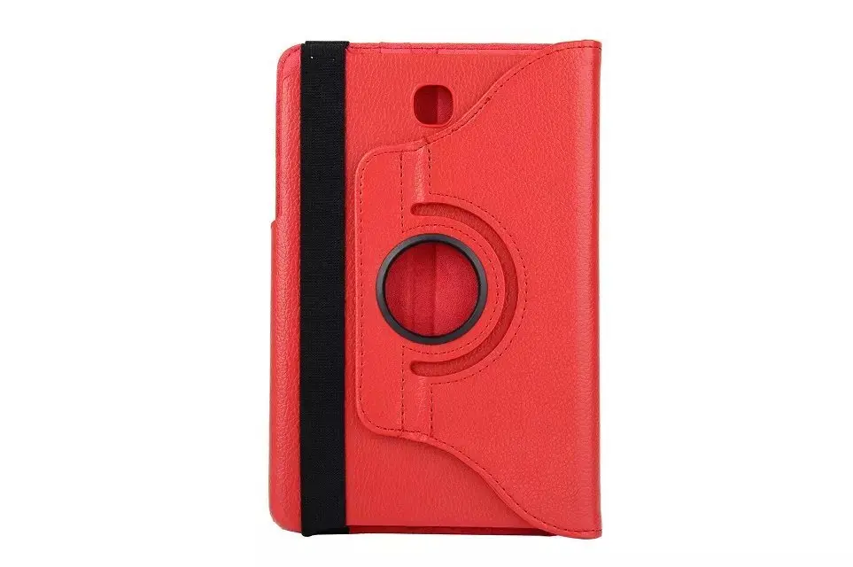 red Чехол для samsung Galaxy Tab A 9,7 T550 T555 pu кожаный вращающийся на 360 чехол-подставка для Galaxy Tab A 9,7 чехол для планшета+ ручка - Цвет: red
