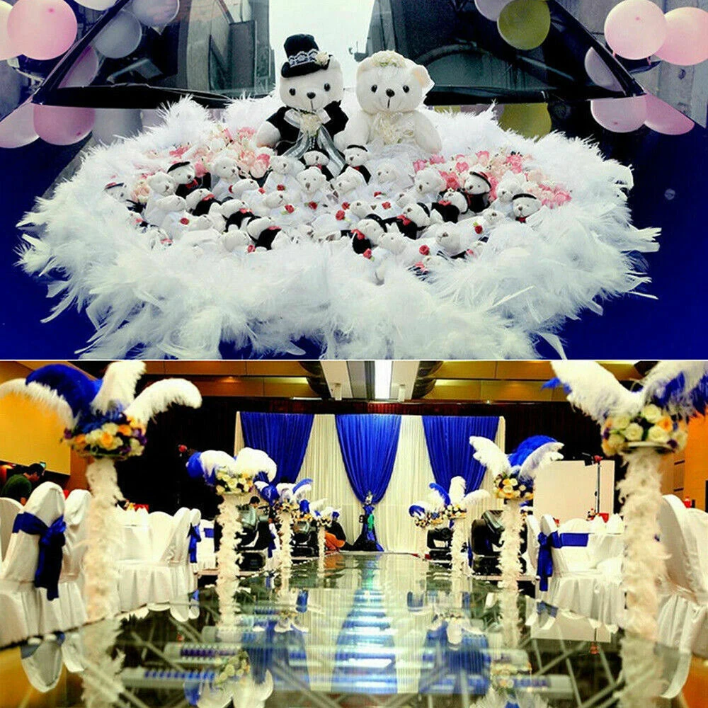 5 шт. лента с белыми перьями для рождественской елки 2 м | Дом и сад