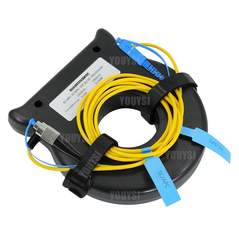 SC/UPC-FC/UPC OTDR волоконный пусковой кабель коробка 150 м/300 м/500 м/1 км SM 9/1310 мкм