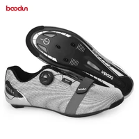 boodun carbon fiber professional road cycling shoes ultralight breathable non slip bicycle shoes self locking cleat shoes