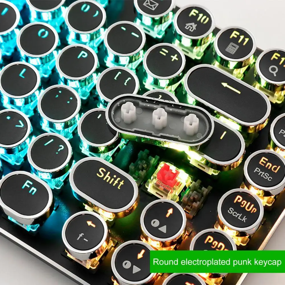 

Игровая механическая клавиатура со светодиодной подсветкой, 104 клавиш