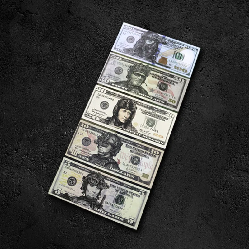 

Tactical Dollar Warrior Sticker Patch Tactical Car Sticker Suitcase DIY Personalized Military Sticker Outdoor Sticker Badge