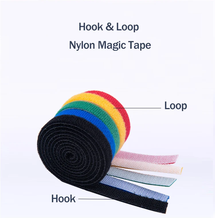 Самозахватывающаяся нейлоновая лента на липучке 5 цветов выбор | Компьютеры и