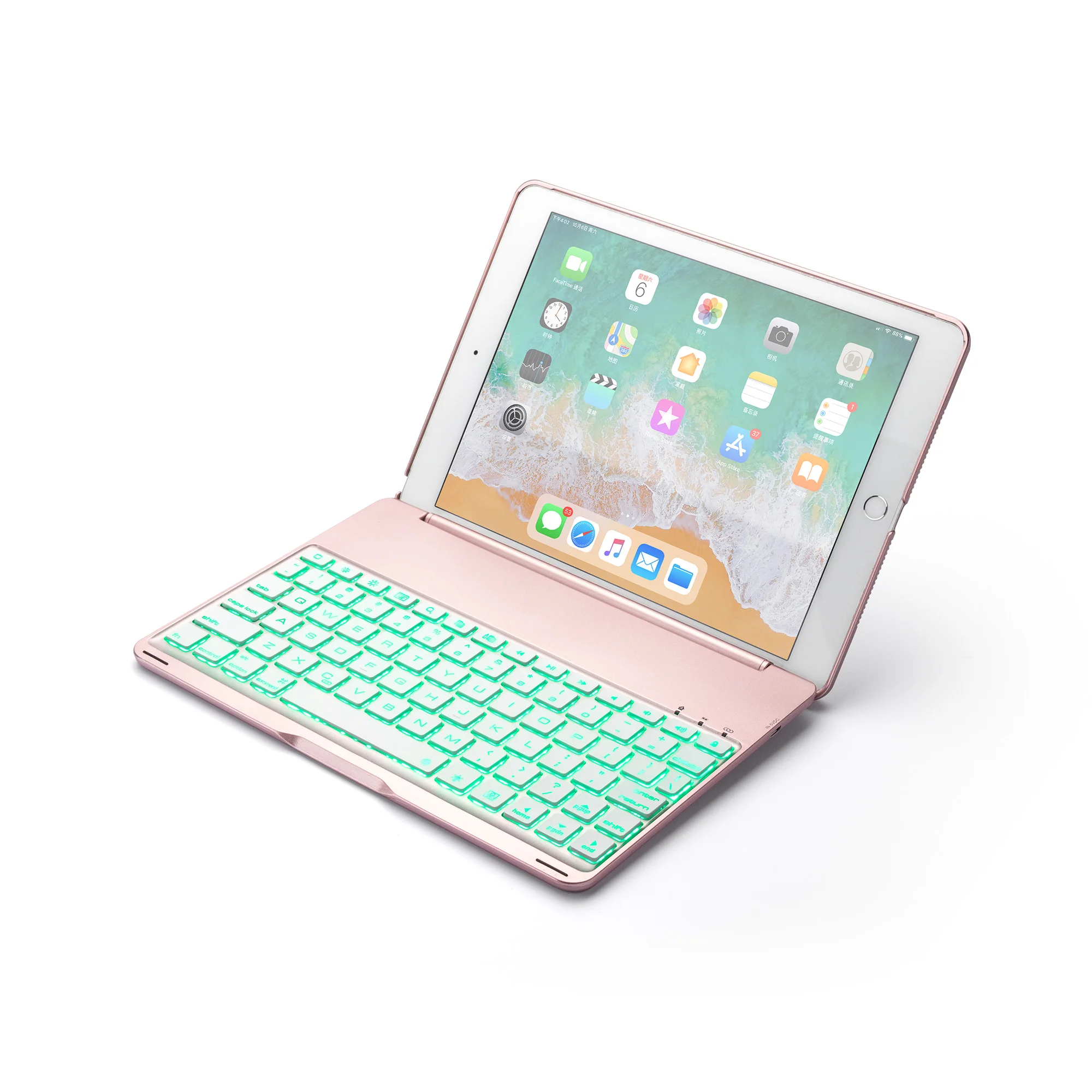 Чехол для беспроводной Bluetooth-клавиатуры ipad Air1 2017 9. 7 2018 Новая алюминиевая