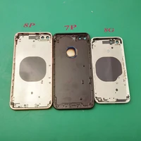1pcs AAA Spare Parts for iPhone Plus 5 5  Back Cover Rear Middle Bezel and Back Glass Cover with Small Screw Parts