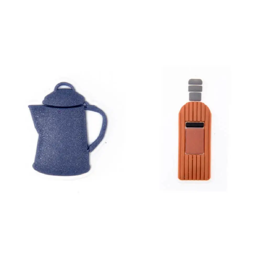 New Custom 1 Pcs PVC Croc Shoe Charms Mexico Roasted Corn Snack Wristband Accessories FRIENDS Central Park Shoes Decorations