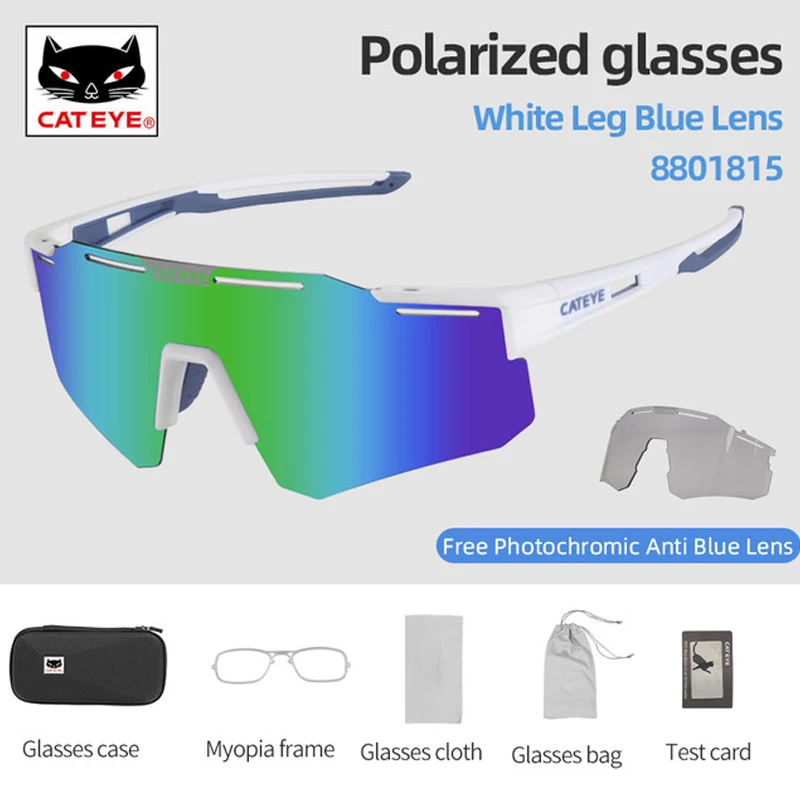 

CATEYE Cycling Polarized Eyewear Glasses Bicycle Sunglasses Mountain Road Bike Men Women Sport Glasses Cycling Equipment