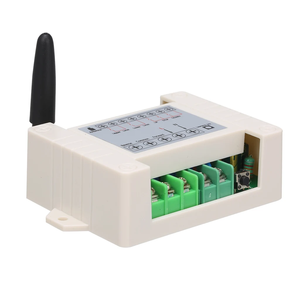 

2-канальный моторный дистанционный переключатель, умный переключатель, беспроводной модуль переключения для дверей, окон, штор С радиочаст...