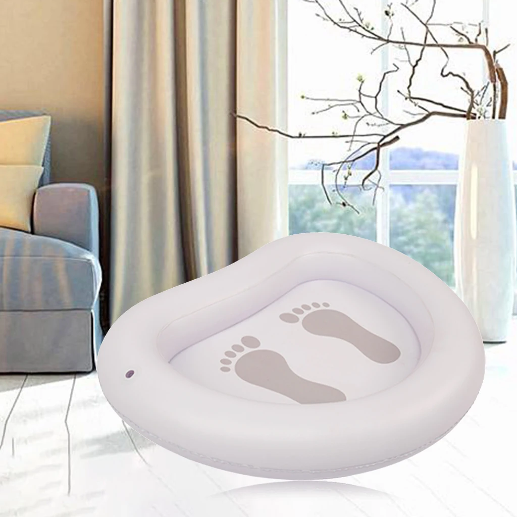 

Swimming Pool Spa Pool Foot Bath Tray Inflatable Foot Soaking Bath Basin for In Ground and Above Ground Pools and Spas