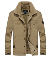 autumn winter jacket men military windbreaker streetwear thick parka coats cotton warm fleece liner male overcoat clothes m 5xl