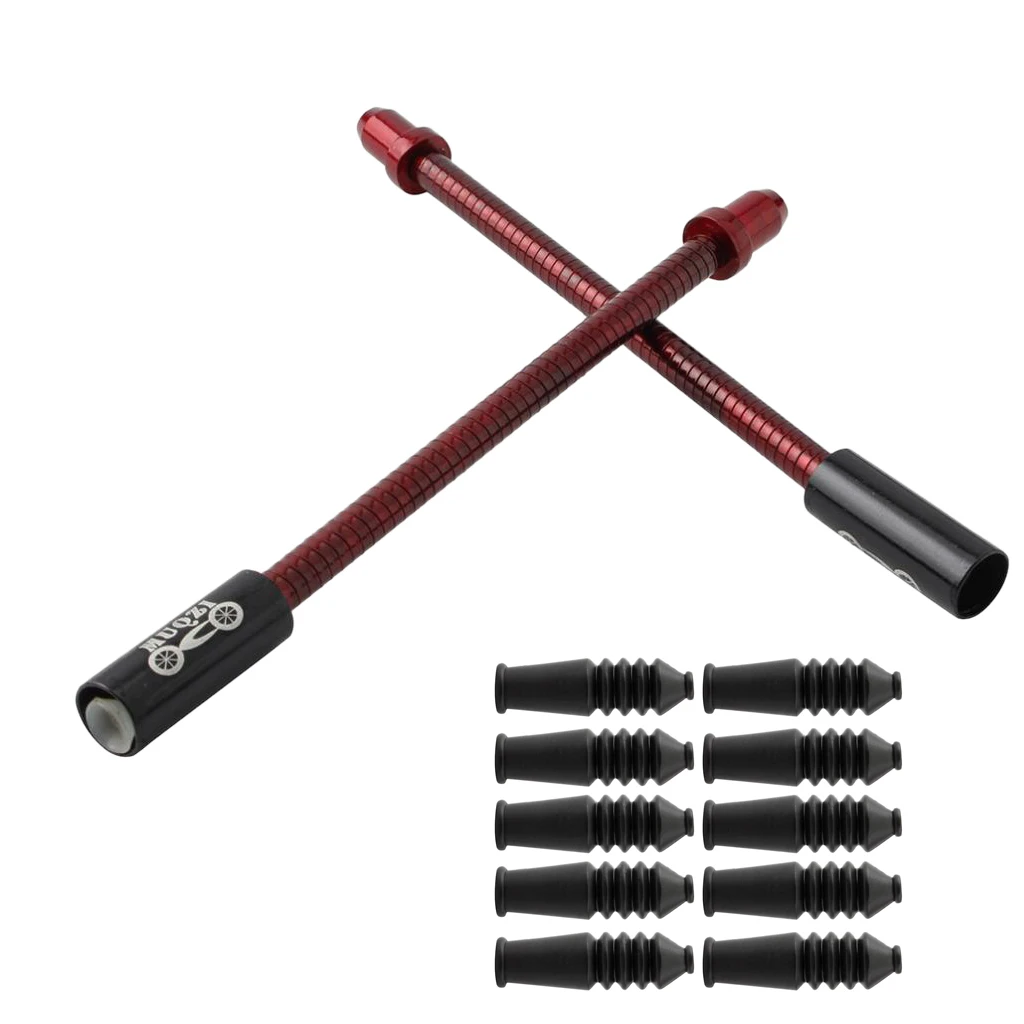 Велосипедная Гибкая V тормозной кабель направляющий корпус для труб и 10 шт