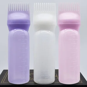 120 мл профессиональная расческа для окрашивания волос, инструмент для укладки волос, пустой флакон для окрашивания волос с аппликатором