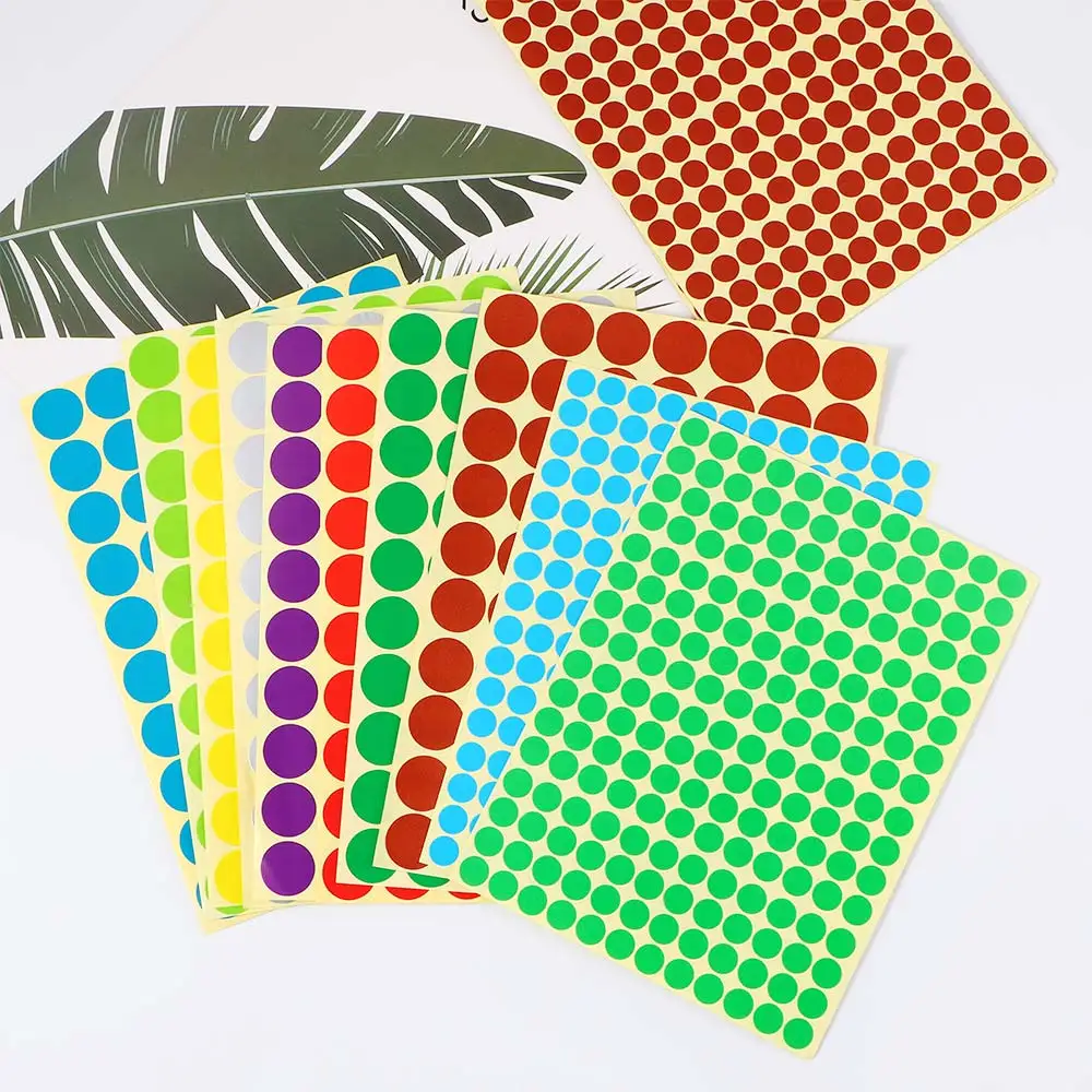 5 шт 10 мм/19 мм цветной горошек наклейки круглые пятна круги запечатывания стикер