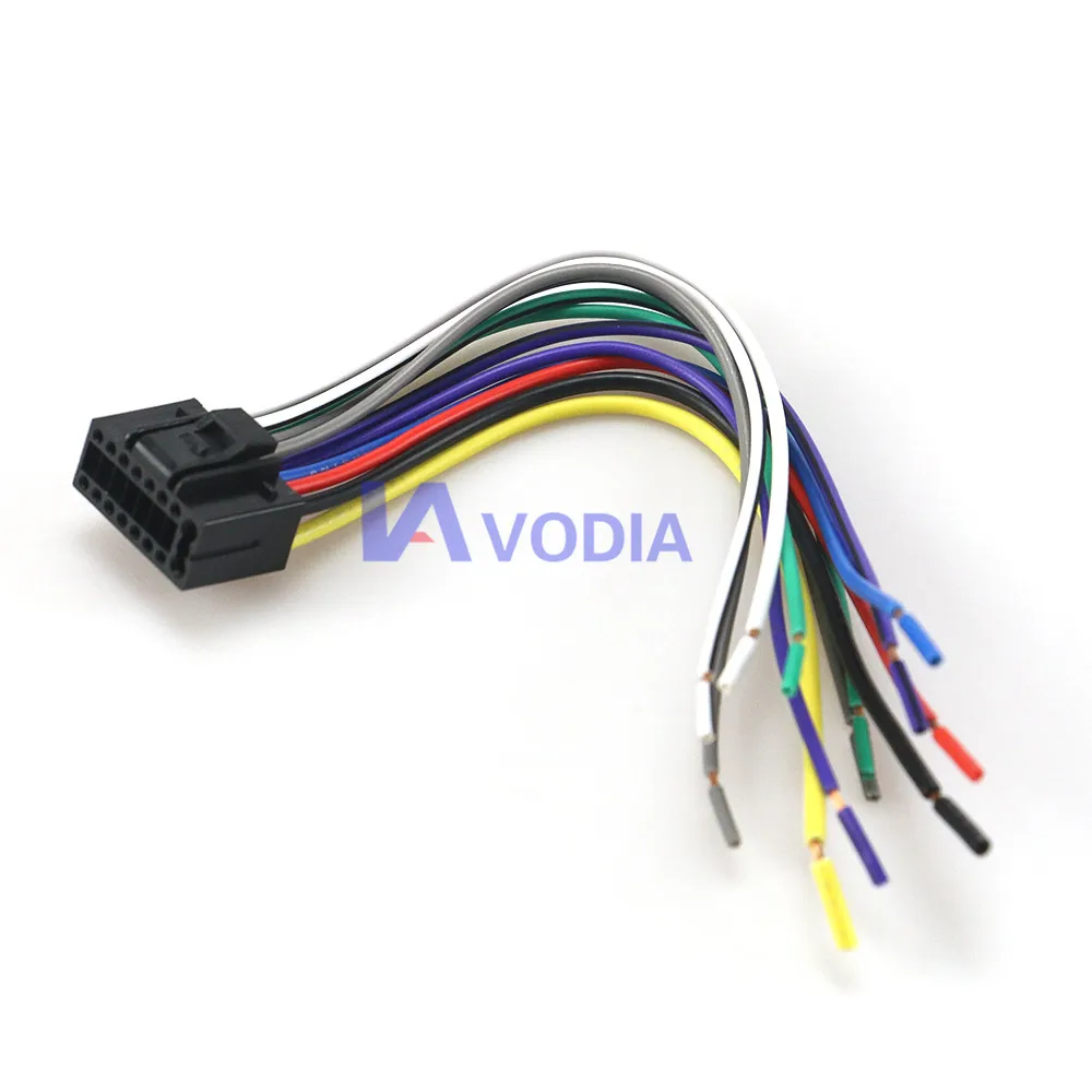 15-003 автомобильный ISO жгут проводов для KENWOOD DPX-для JVC KD- Стерео радио провод адаптер