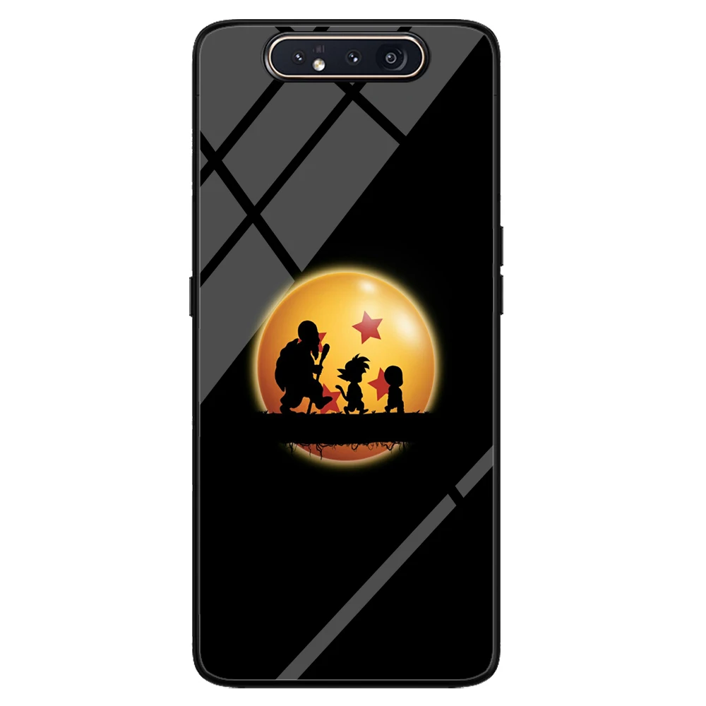 Dragon Ball Z Супер чехол из закаленного стекла для телефона samsung Galaxy A80 A805FD SM-A805FD 6 7