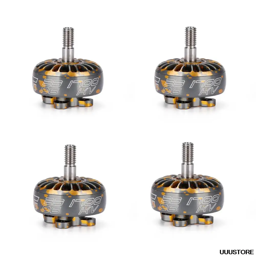 

1/2/4 шт. iFlight XING Camo Orange X2306 2306 1700KV 2450KV 2750KV бесщеточный двигатель 2-6S для гоночного дрона RC FPV