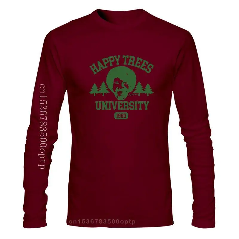 

New Bob Ross Happy Trees University Official Licensed Graphic T Shirt Men Women TEE Shirt Popular