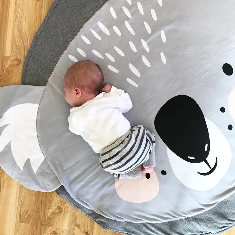 Новые Мультяшные детские игровые коврики детское одеяло для ползания с