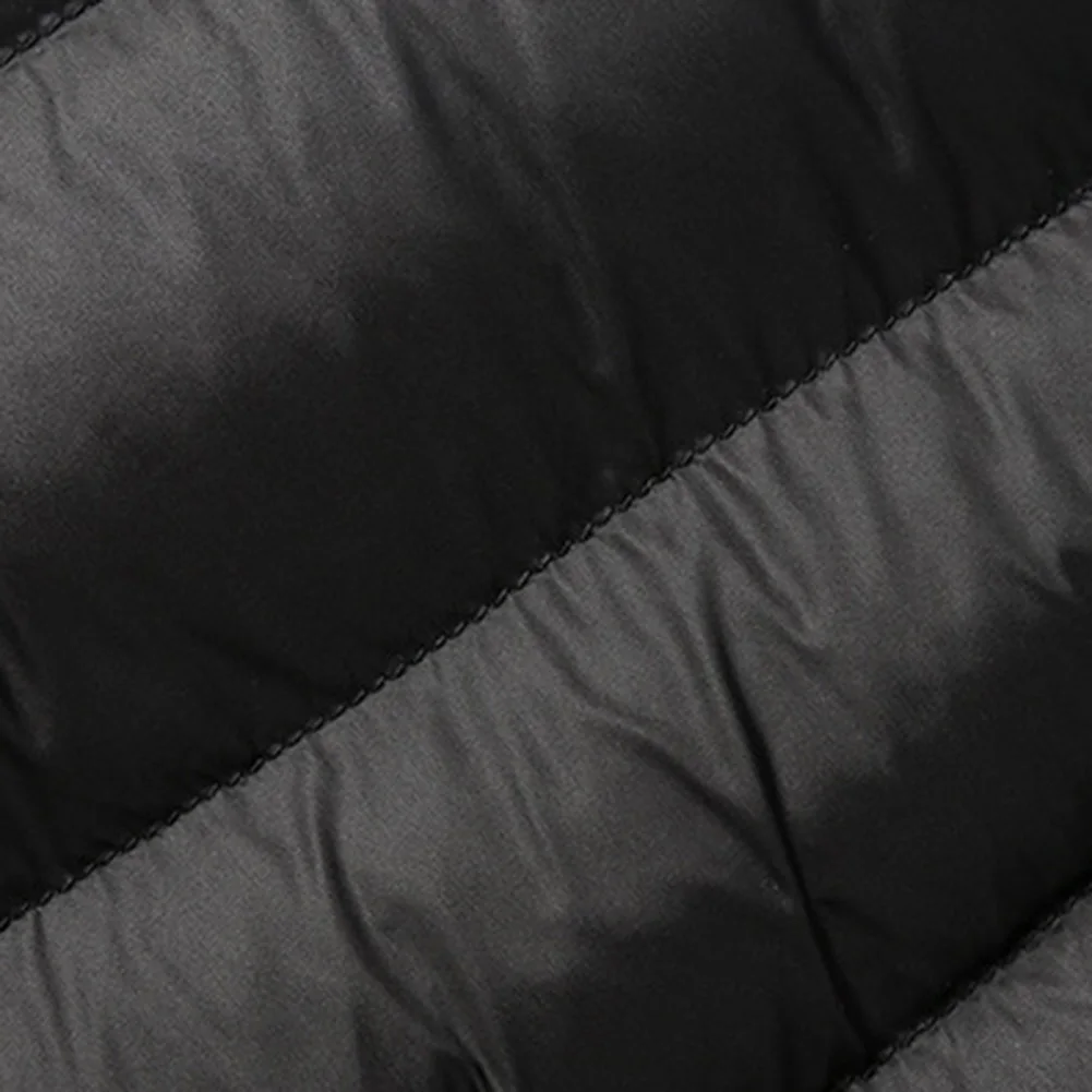 Размера плюс мужская однотонная куртка на молнии с воротником-стойкой и длинными