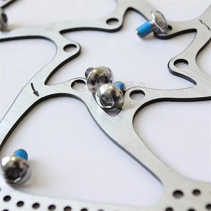 

New Arrival HS1 160mm Mountain Bike MTB Disc Brake Rotor 6 Bolts Wear-resistant Stainless Steel Bicycle Brake Disc Block 1PC