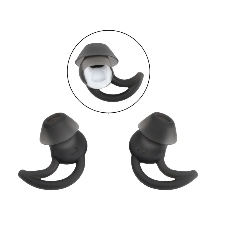 Replacement Earbuds Tips for Bose Soundsport Wileless QC20 QC30 IE2 Sie2i Sport Noise Isolation Silicone In Ear Hooks Covers | Электроника