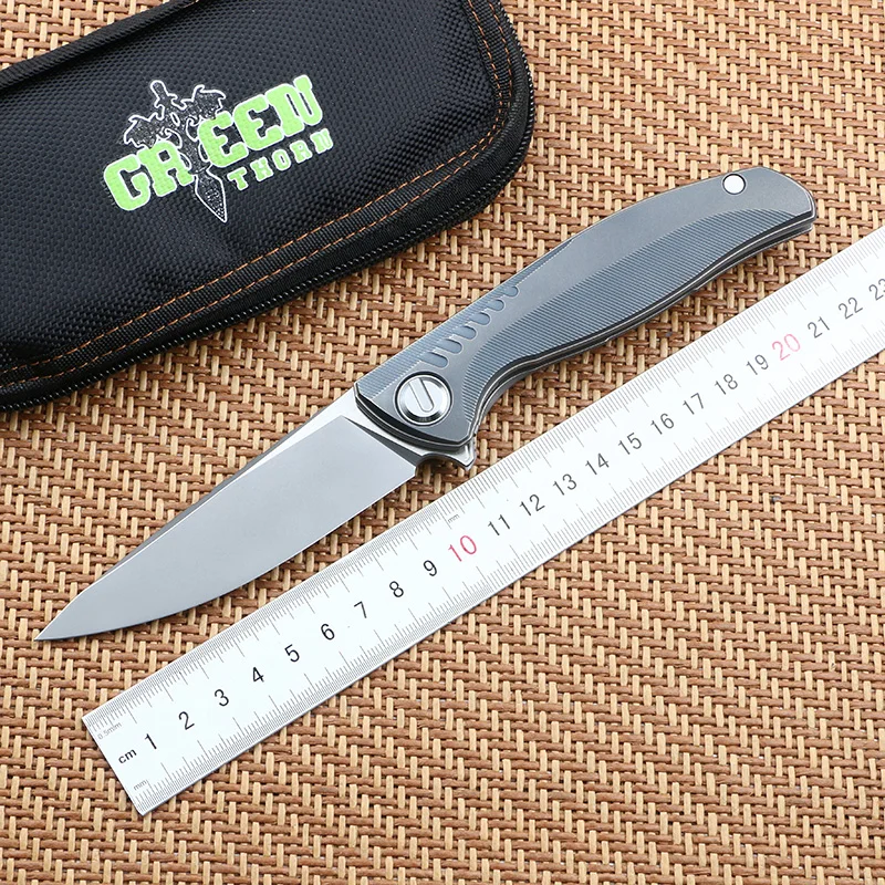 Green thorn CD F3 ns M390 лезвие титановая ручка подходит для отдыха на природе кемпинга
