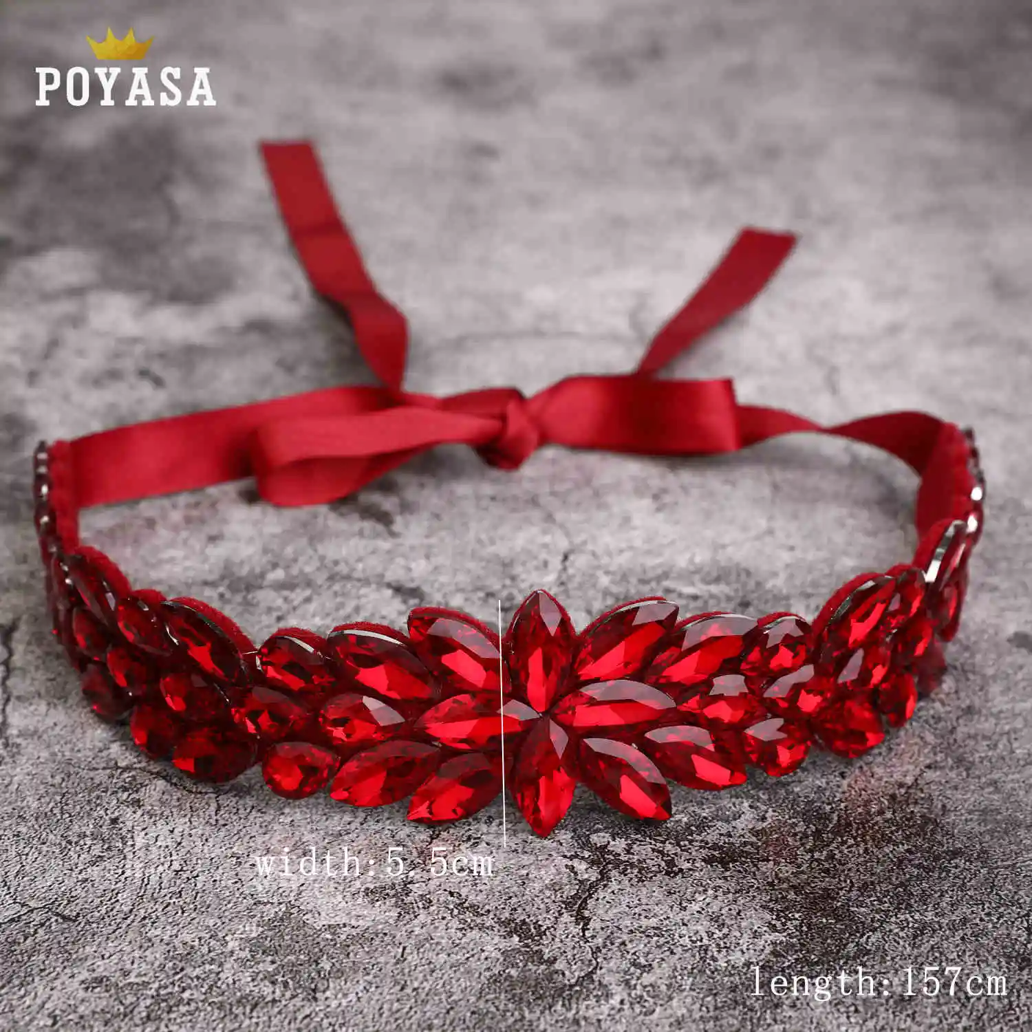 red glass Марокканский шик Caftan Свадьба милый и возраст снижение красный ремешок для женщин - Окраска металла: red glass