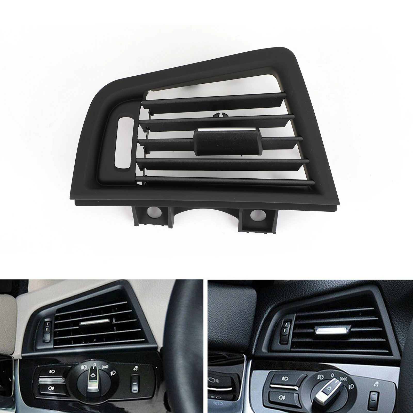 

Areyourshop Left Console Grill Dash AC Air Vent For BMW 5 Series 520 523 525 535 64229166883 AC Air Vent Grille Car Auto Parts