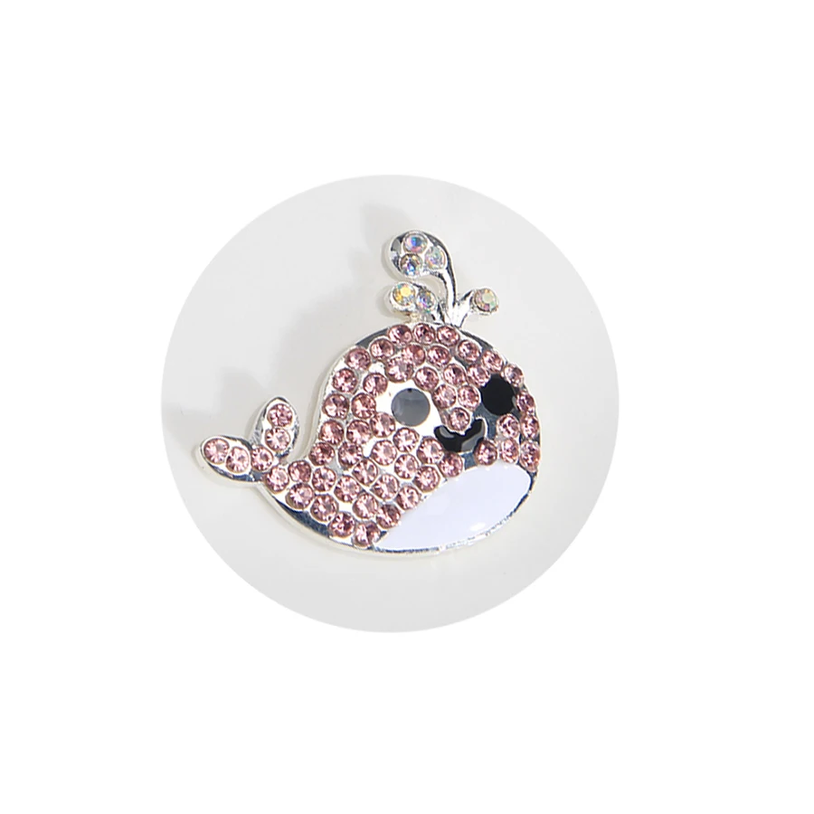 lt pink whale 2 piec 36 стили пуговицы с жемчугом и стразами flatback/хвостовик украшение для ремесла Сделай Сам DIY бигуди для волос с бантом, с цветочным проектом, 2 шт./упак - Цвет: lt pink whale 2 piec