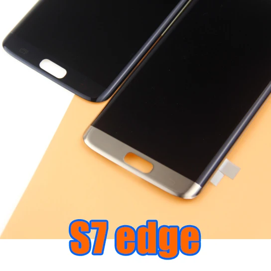 Дисплей s7 edge для samsung Galaxy S7 Edge G935 G935F ЖК-дисплей сенсорный экран дигитайзер для s7 edge ЖК-дисплей
