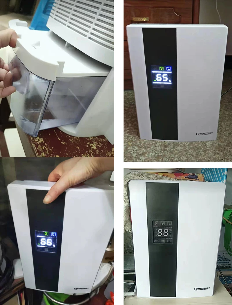Интеллектуальный Электрический Осушитель воздуха 2.2л, чистый осушитель воздуха, осушитель воздуха, бытовой мини-бесшумный осушитель воздуха, 220 В, пульт дистанционного управления
