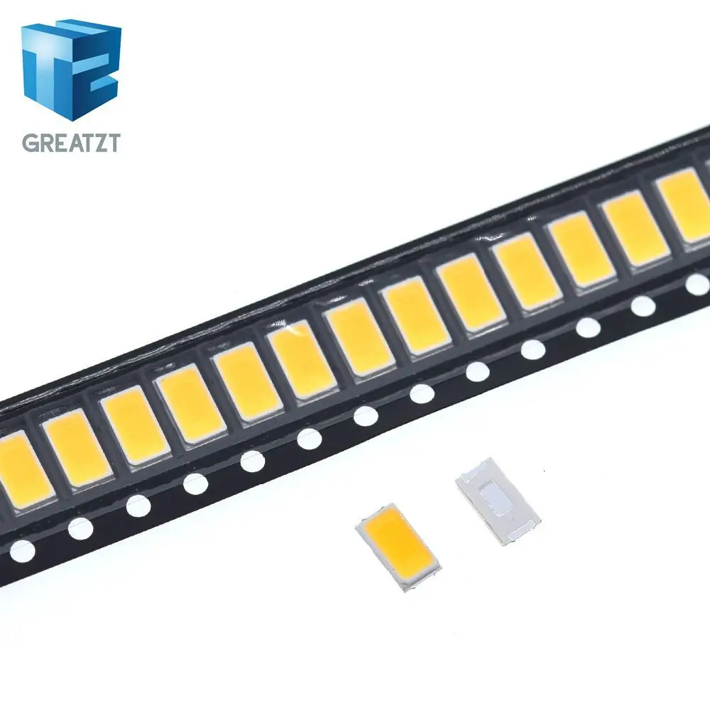 GREATZT 200 шт. 5730 SMD СВЕТОДИОДНЫЙ CW-WW 5630 белый/теплый белый 5,7*3,0 мм 40-60lm 150ma 5730 диод 0,5 W
