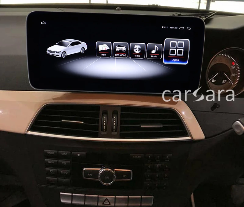 Android широкоэкранный C class W204 facelift RHD круглый Угловой монитор C180 антибликовый дисплей C300 4G ram 1920 PAD C63 android NAVI