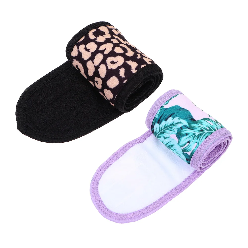 

2Pcs Headband Bathing Headband Fashion Female Hairband Decorative Head wrap