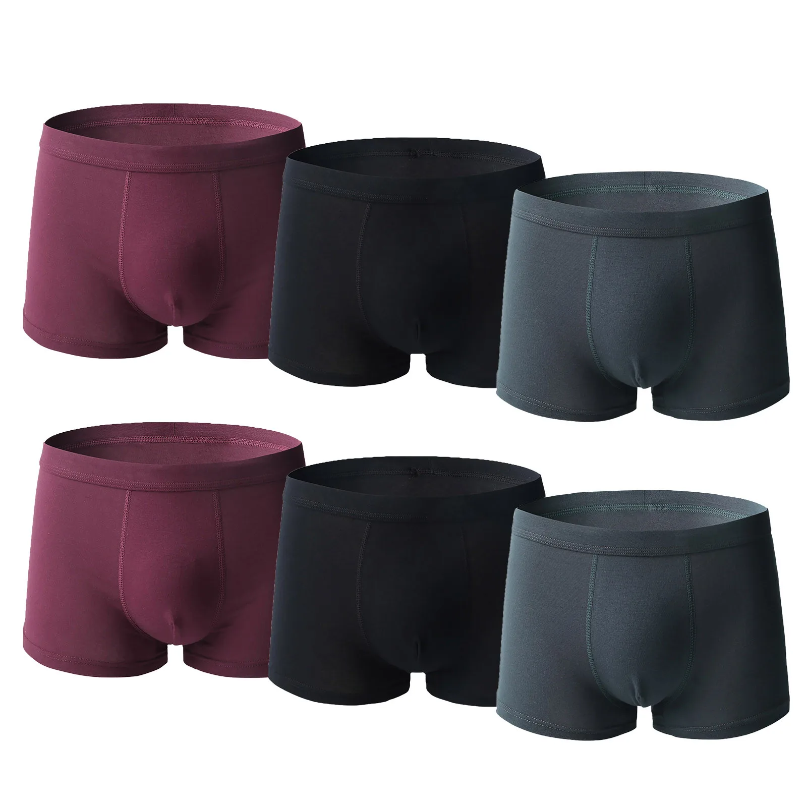 

Plus Size 6xl Underpants 6pcs Soft Boxers Shorts Men High Quality Underwear Brand Sexy Briefs Sexy Knickers Panty For Homme