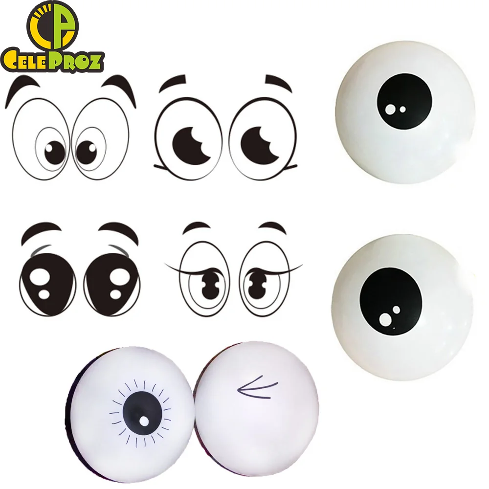 5 дюймов наклейка для глаз воздушные шарики в виде животных аксессуары волшебный