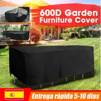 waterproof polyester rectangular furniture cover protective dustproof table rain snow cover outdoor garden patio cover