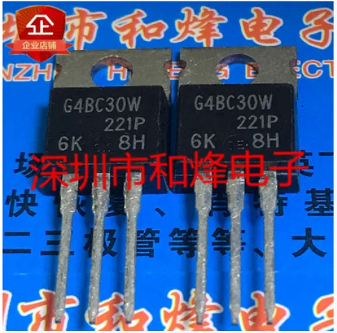 

Бесплатная доставка 10 шт. G4BC30W IRG4BC30W TO-220 600V 12A