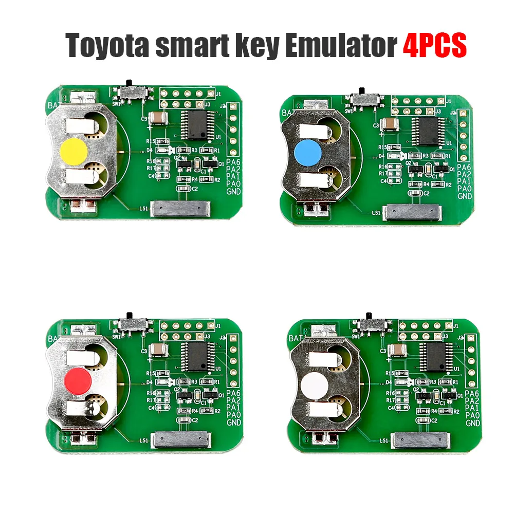 OBDSTAR 4 шт. смарт симулятор ключей для Toyota работает с X300PRO4/X300DP/X300DP PLUS|Электрические