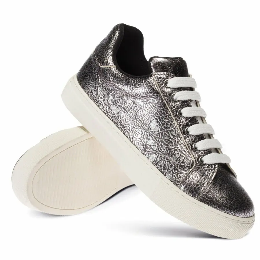 

Sneakers Women Deery, Genuine Leather Gray Women Sneaker