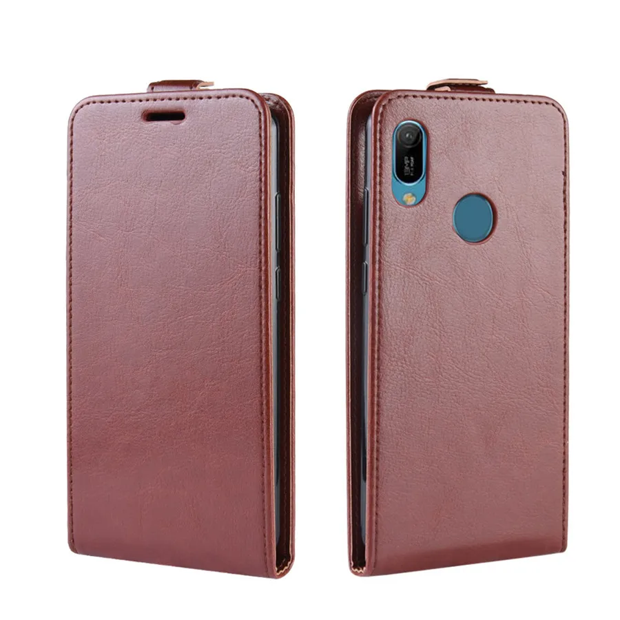 For Huawei Y6 2019 Case on huawei Prime 6.09&quot Wallet Leather Flip for Y 6 MRD-LX1F Cover | Мобильные телефоны и