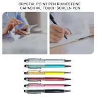 beautiful crystal ballpoint pen creative touch stylus pen for note taking office school supplies childrens gifts