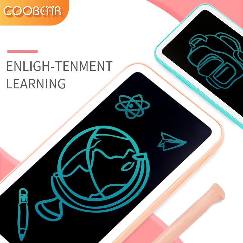 6 inch mobile phone lcd handwriting board kids early education puzzle creative toy learning gifts for writing painting drawing free global shipping