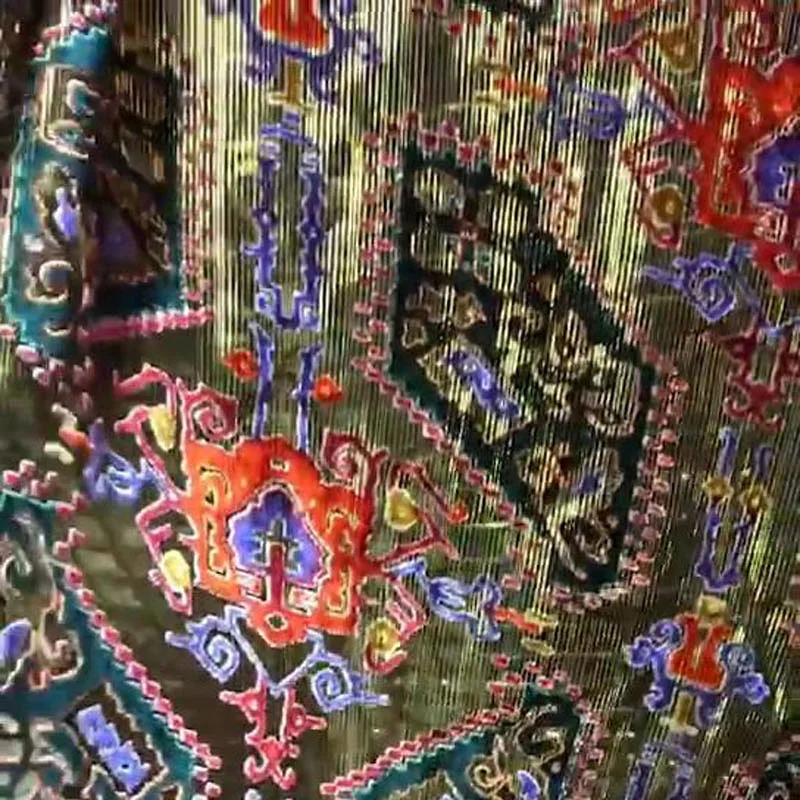 Рисунок 5 - Лимонно-зеленая золотая ткань