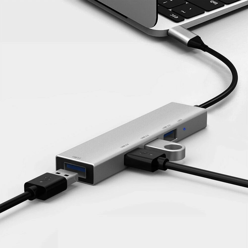 Портативный 3 1 Type-C к USB 0 несколько 4 портов Конвертер кабель концентратор адаптер