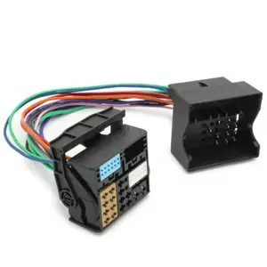 cars cars auto quadlock to mib mqb adapter aux plug cable for vw mfd3 rns rcd free global shipping