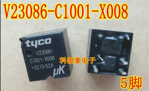 

5PCS/LOT 12V relay V23086-C1001 -X008 V23086- C1001-X008 V23086-C1001-X008 DIP5